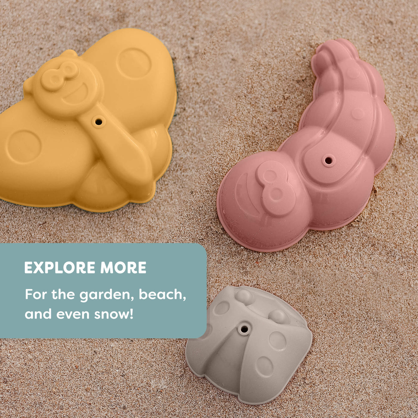 ECO Garden Critters Sand Molds